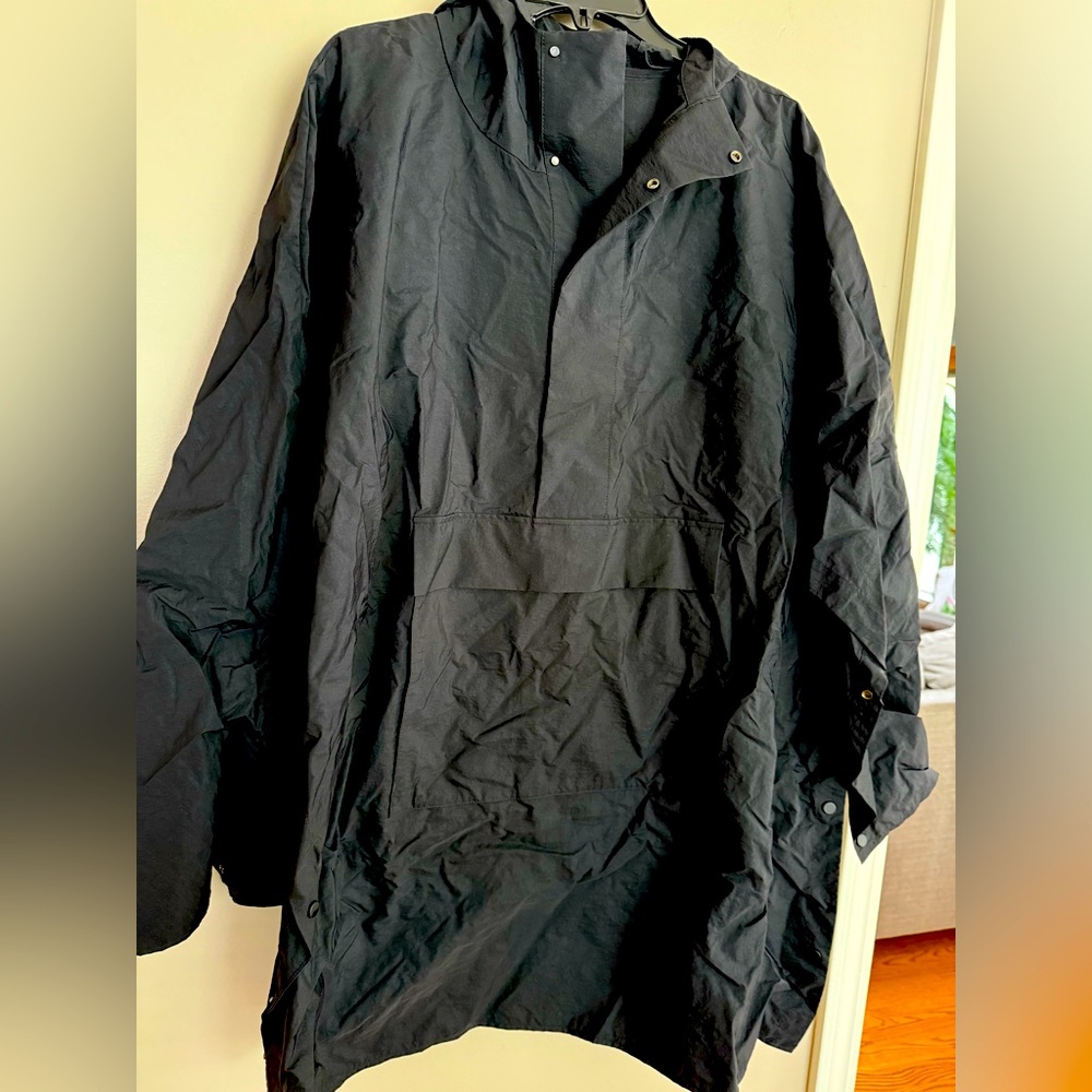 COS Black Nylon Windbreaker Jacket  Size L/XL